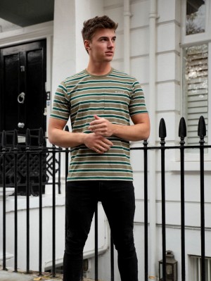 Blakely Alban Relaxed T-Shirt Gröna | 3490216-OK