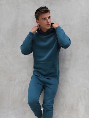Blakely Anchor Relaxed Hoodie Gröna | 6735182-ZD