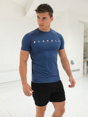 Blakely Apex Active T-Shirt Blå | 1925873-MP