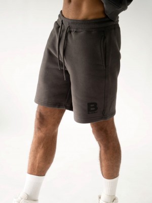 Blakely Blakely London Jogger Shorts Charcoal | 6293507-WQ