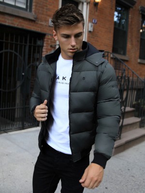 Blakely Brevik Coat Khaki Gröna | 7360815-ZK