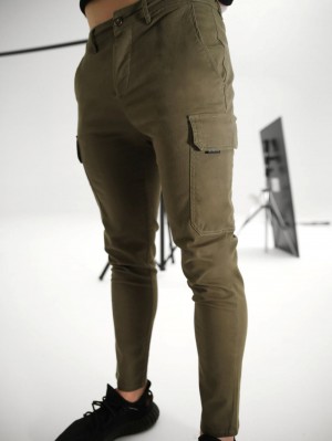 Blakely Cargo Trousers Mörkkhaki | 0529638-DR