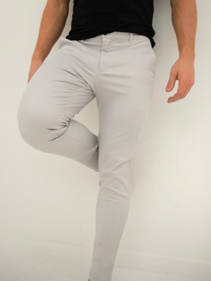 Blakely Cavill Slim Fit Tailored Chinos Stone | 1803476-AC