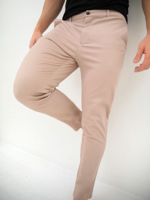 Blakely Cavill Slim Fit Tailored Chinos Rosa | 2849537-DV