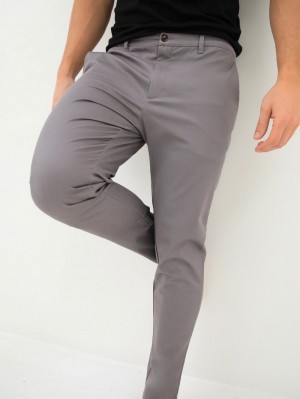 Blakely Cavill Slim Fit Tailored Chinos Grå | 4957803-XA