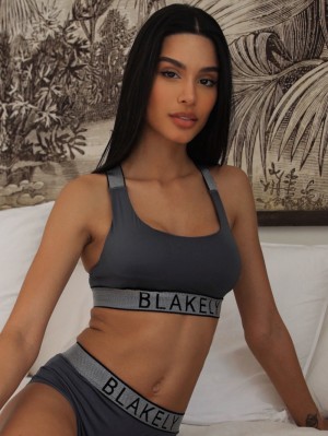 Blakely Charlotte Bralette Grå | 7842691-ZT