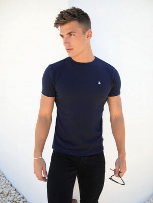 Blakely Eli T-Shirt Marinblå | 8629354-TB