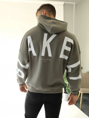 Blakely Idris Oversized Hoodie Gröna | 9135867-BS