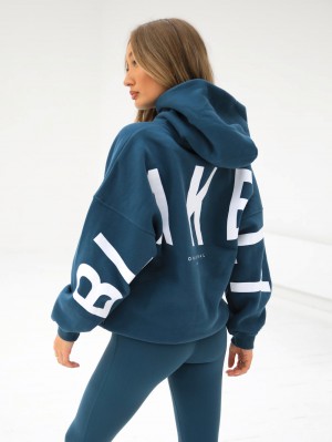 Blakely Isabel Oversized Hoodie Mörk | 4310279-FR