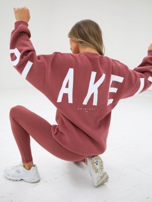 Blakely Isabel Oversized Jumper Berry | 7685493-OY