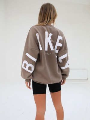 Blakely Isabel Oversized Jumper Bruna | 4701263-AP