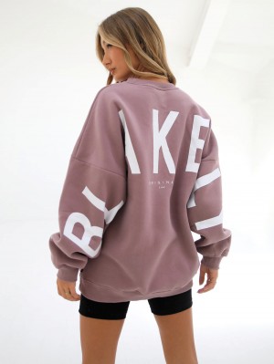 Blakely Isabel Oversized Jumper Rosa | 8312706-QW