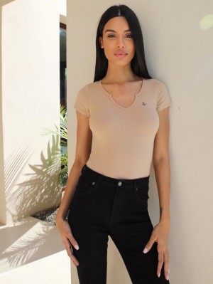 Blakely Lyla Bodysuit Tan | 6349807-TK