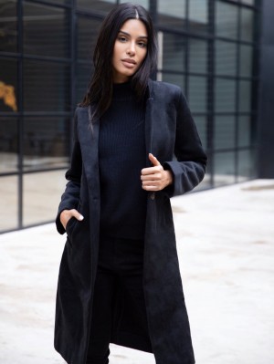 Blakely Mabel Tailored Longline Coat Svarta | 3784961-OD
