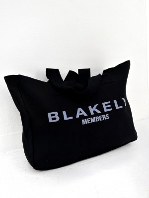 Blakely Members Tote Bag Svarta Blå | 9120357-NI