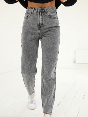 Blakely Mom Jeans Grå | 0193852-UR