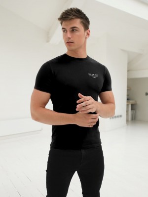 Blakely Monaco T-Shirt Svarta | 7896342-FB