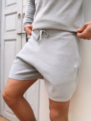 Blakely Riad Knitted Shorts Grå | 4950178-TU