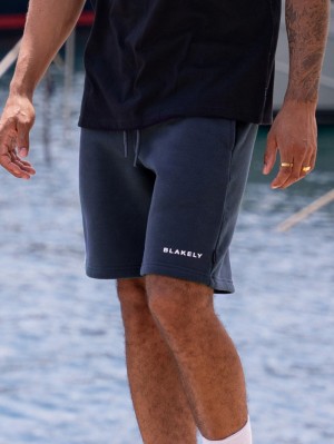 Blakely Riviera Initial Jogger Shorts Blå | 0852916-YX