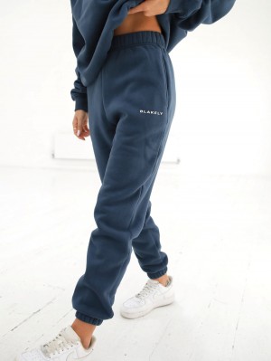 Blakely Riviera Initial Womens Sweatpants Blå | 1384975-BF