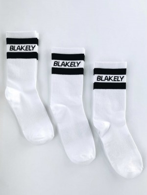 Blakely Signature Socks 3 Pack Vita | 1078963-BW