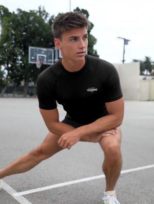 Blakely Slim Training T-Shirt Svarta | 5138264-IF