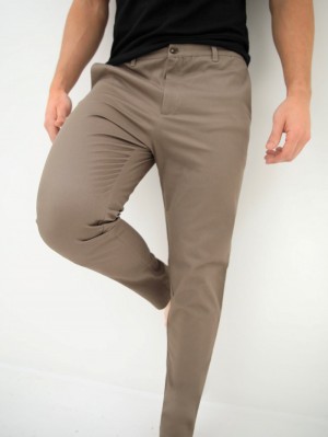Blakely Sloane Stretch Fit Chinos Ljusbruna | 4527068-UE