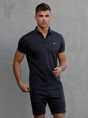 Blakely Sorrento Polo Charcoal | 8379064-NY