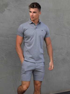 Blakely Sorrento Polo Grå | 5760913-DJ