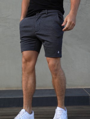 Blakely Sorrento Stretch Fit Shorts Charcoal | 9672358-RM