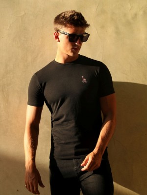 Blakely Sports Club T-Shirt Svarta | 9673504-SF
