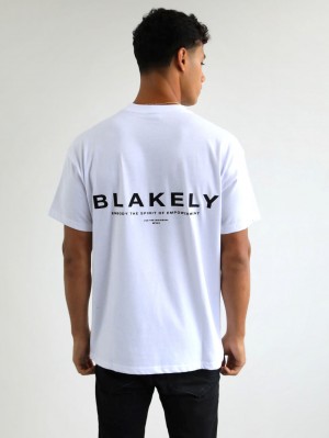Blakely Statement Relaxed T-Shirt Vita | 8509673-VJ