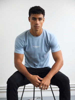 Blakely Statement T-Shirt Blå | 4329870-ZX
