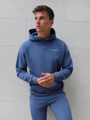 Blakely Universal Relaxed Hoodie Blå | 2487310-TP