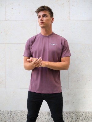 Blakely Universal Relaxed T-Shirt Vinröda | 0186724-XD