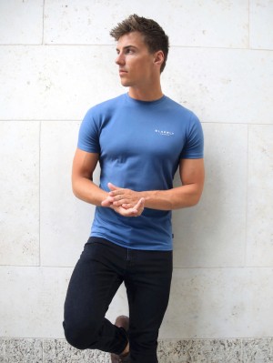 Blakely Universal T-Shirt Blå | 4107536-QH