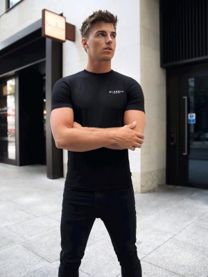 Blakely Universal T-Shirt Svarta | 7586314-TB